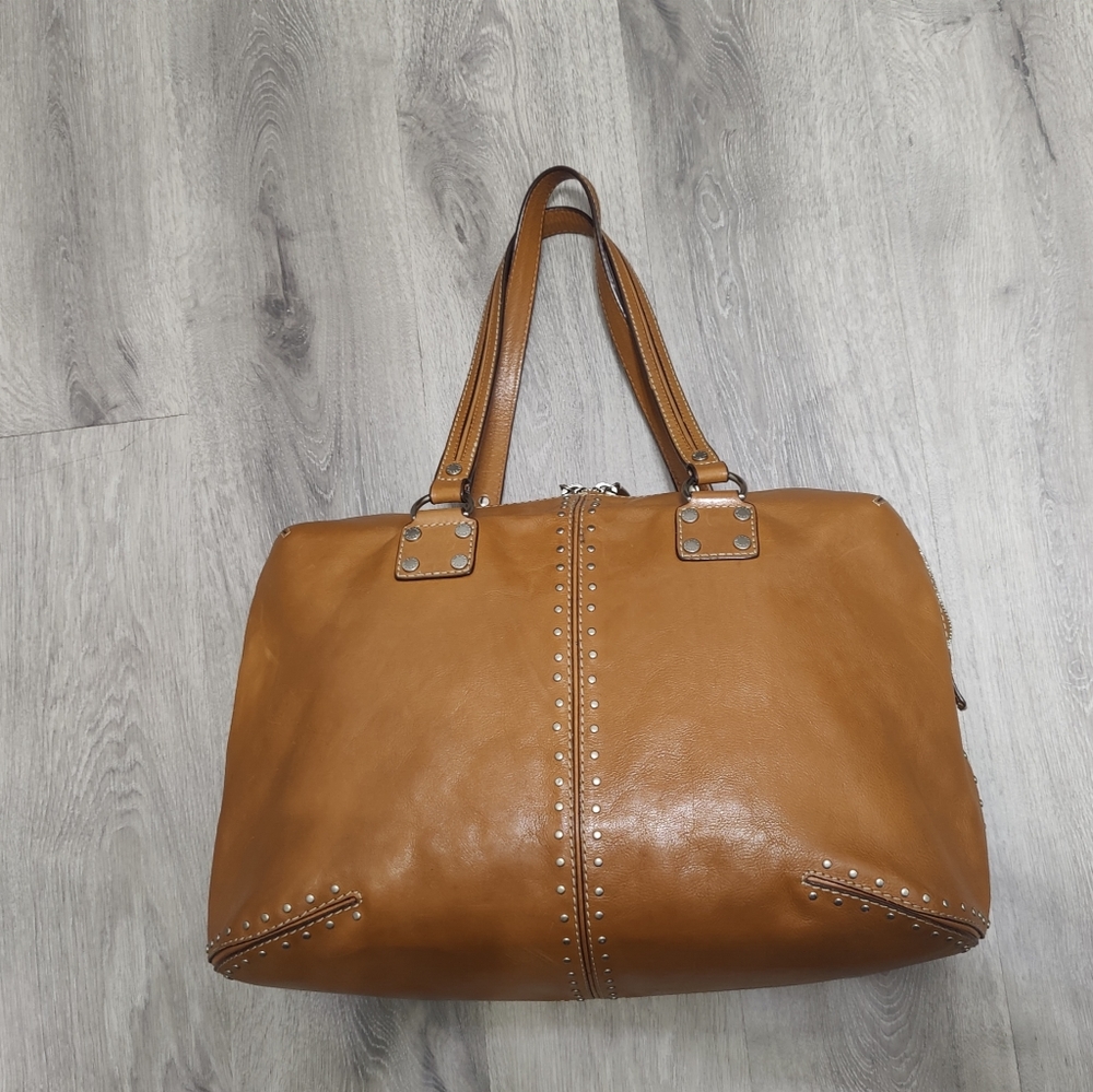 🚫SOLD🚫Michael kors Astor Studded Weekender/Overnight/Duffel Bag/Satchel - Picture 4 of 14